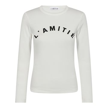 Haute L' Amitié - Clean Ls Logo Tee - OffWhite